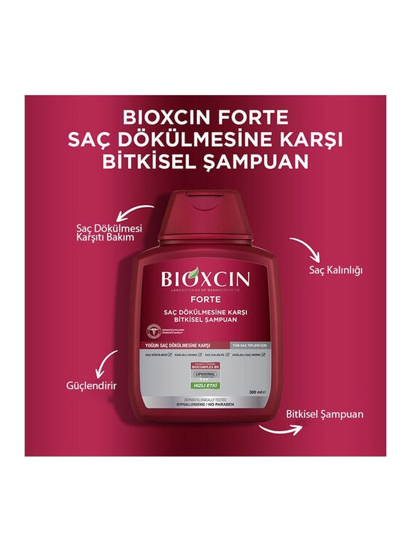 Bioxcin Forte Bitkisel Şampuan 300 ml