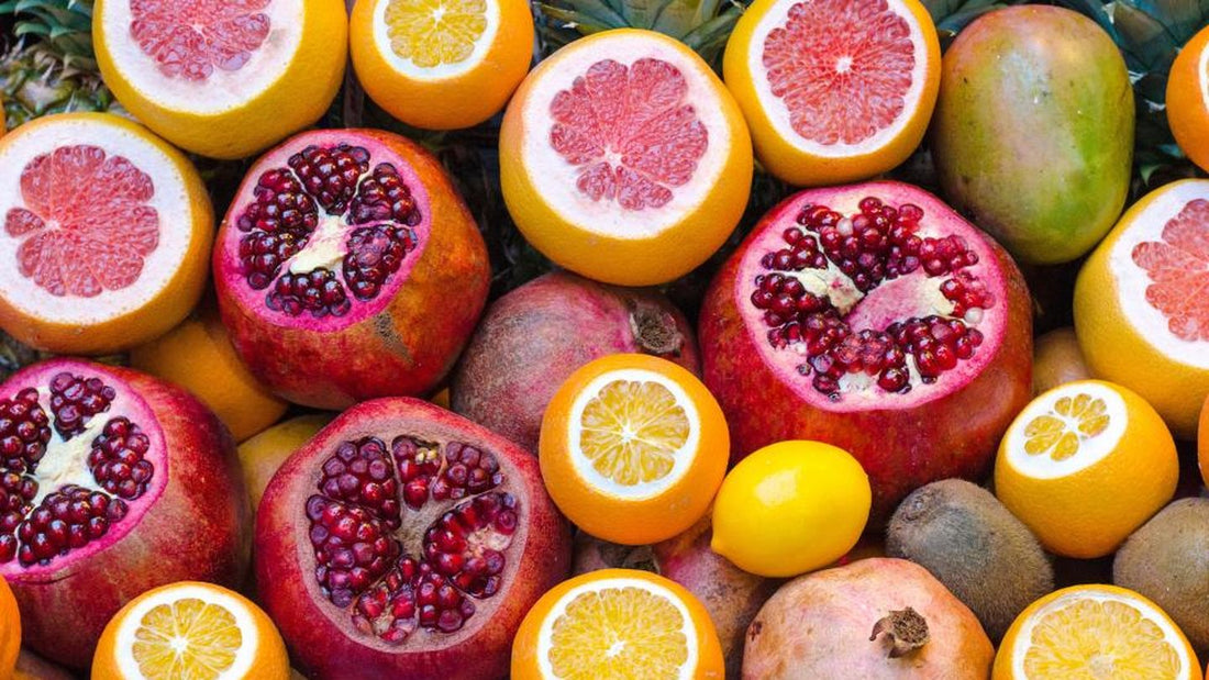C vitamini deposu renkli narenciye meyveleri