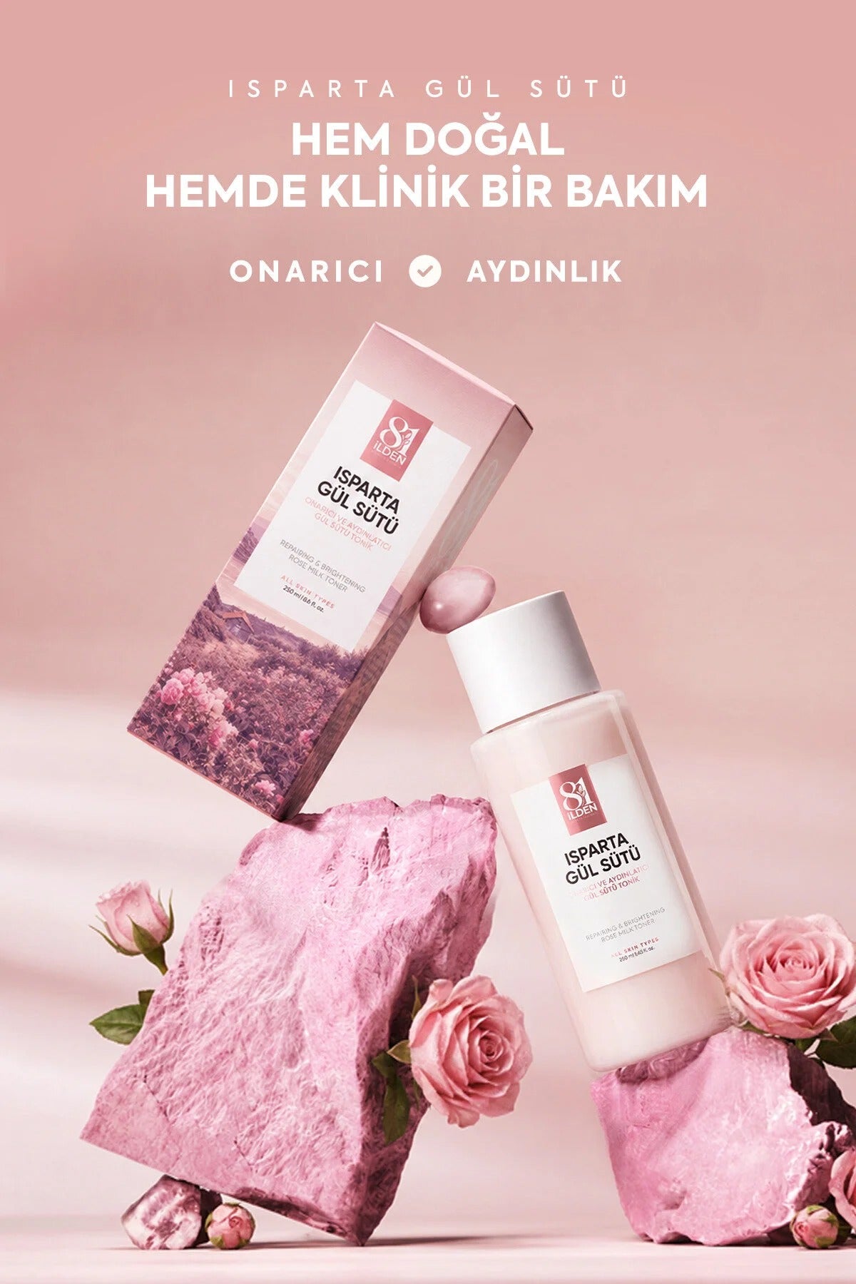 81 İlden Isparta Gül Sütü Onarıcı ve Aydınlatıcı Tonik 150 ml