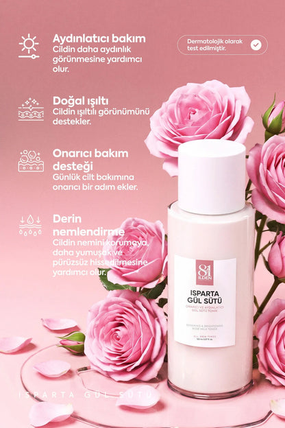 81 İlden Isparta Gül Sütü Onarıcı ve Aydınlatıcı Tonik 150 ml