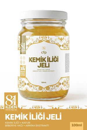 81 İlden Kemik İliği Jeli Kâfur, Biberiye Yağı ve Arnika Ekstraktlı Masaj Jeli 100 ml