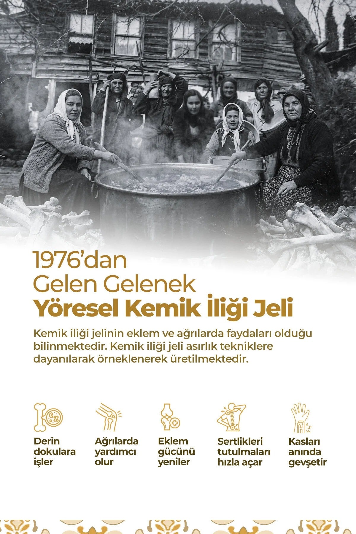 81 İlden Kemik İliği Jeli Kâfur, Biberiye Yağı ve Arnika Ekstraktlı Masaj Jeli 100 ml