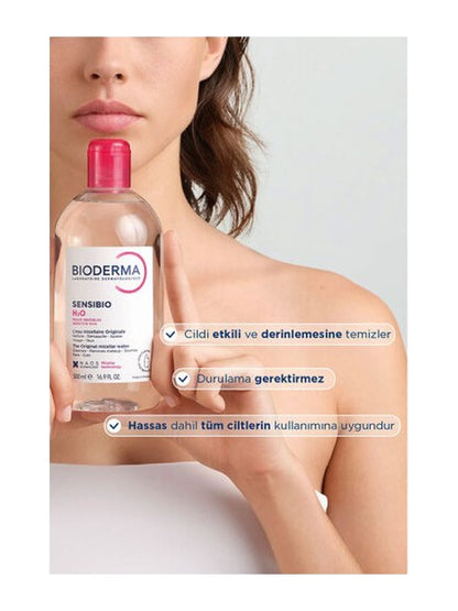 Bioderma Sensibio H2O Yüz ve Makyaj Temizleme Suyu 500 ml