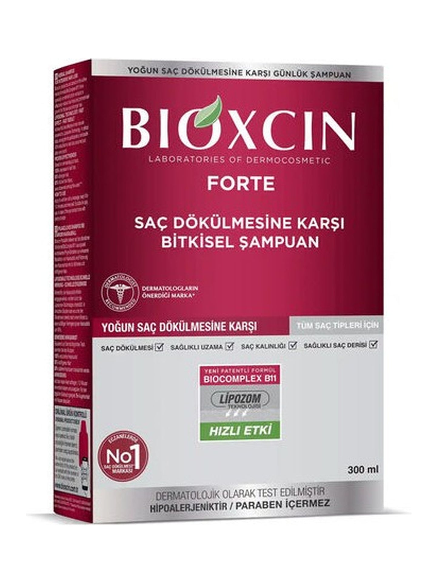 Bioxcin Forte Bitkisel Şampuan 300 ml