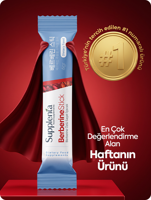 Supplenta BerberineStick Berberine Özlü Saşet İçecek 20 x 6 g