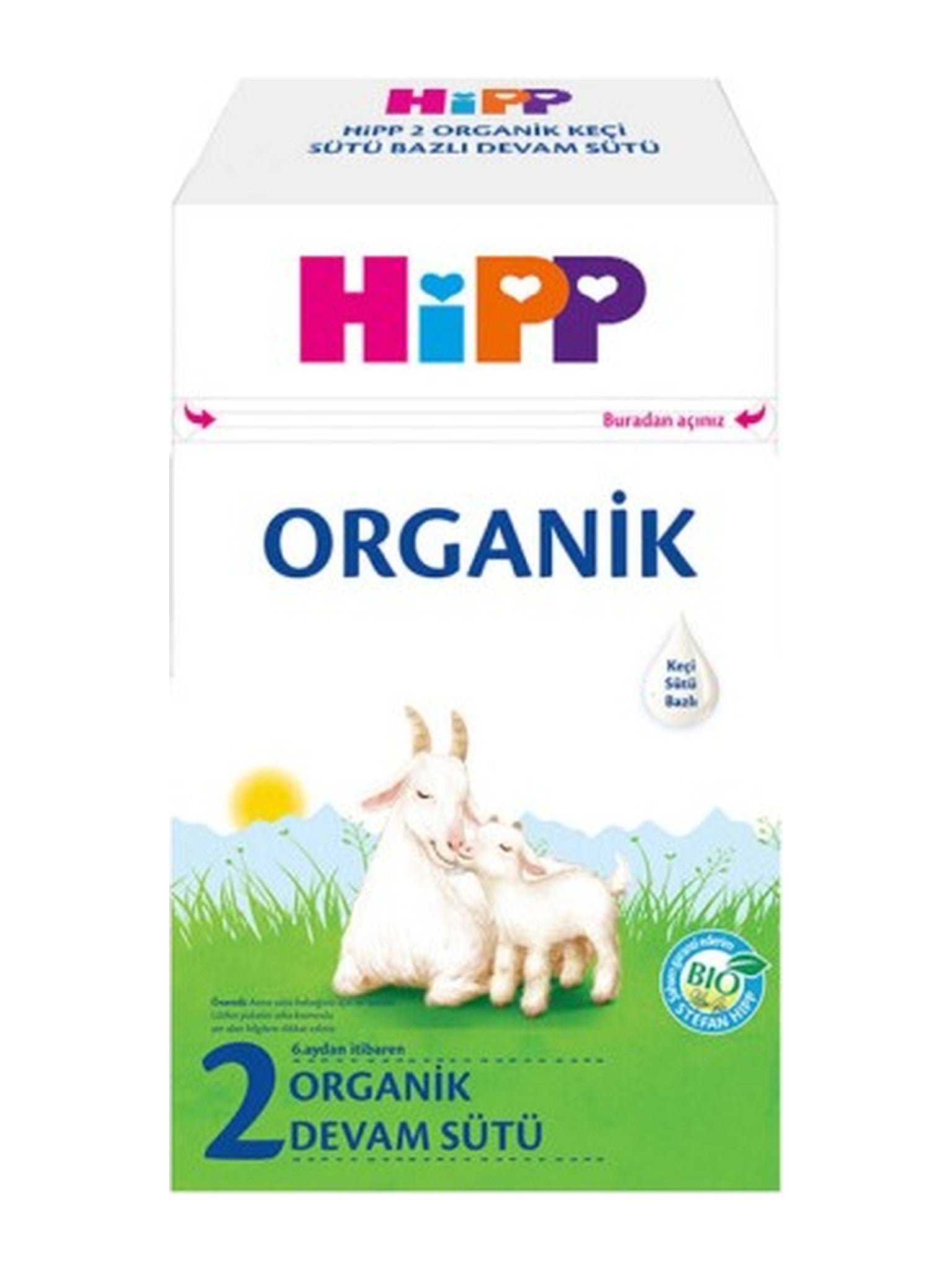 HİPP 2 Organik Keçi Sütü Bazlı Devam Sütü 400 gr