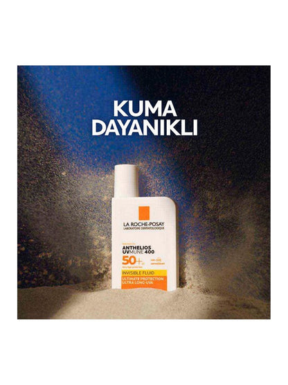 La Roche Posay Anthelios UVmune400 Invisible Fluid Tüm Cilt Tipleri İçin SPF50+ Yüz Güneş Kremi 50 ml