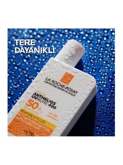 La Roche Posay Anthelios UVmune400 Invisible Fluid Tüm Cilt Tipleri İçin SPF50+ Yüz Güneş Kremi 50 ml