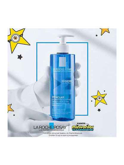 La Roche Posay Effaclar Jel Yağlı Ve Akneye Eğilimli Ciltler için Yüz Temizleme Jeli 400 ml