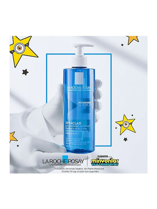 La Roche Posay Effaclar Jel Yağlı Ve Akneye Eğilimli Ciltler için Yüz Temizleme Jeli 400 ml