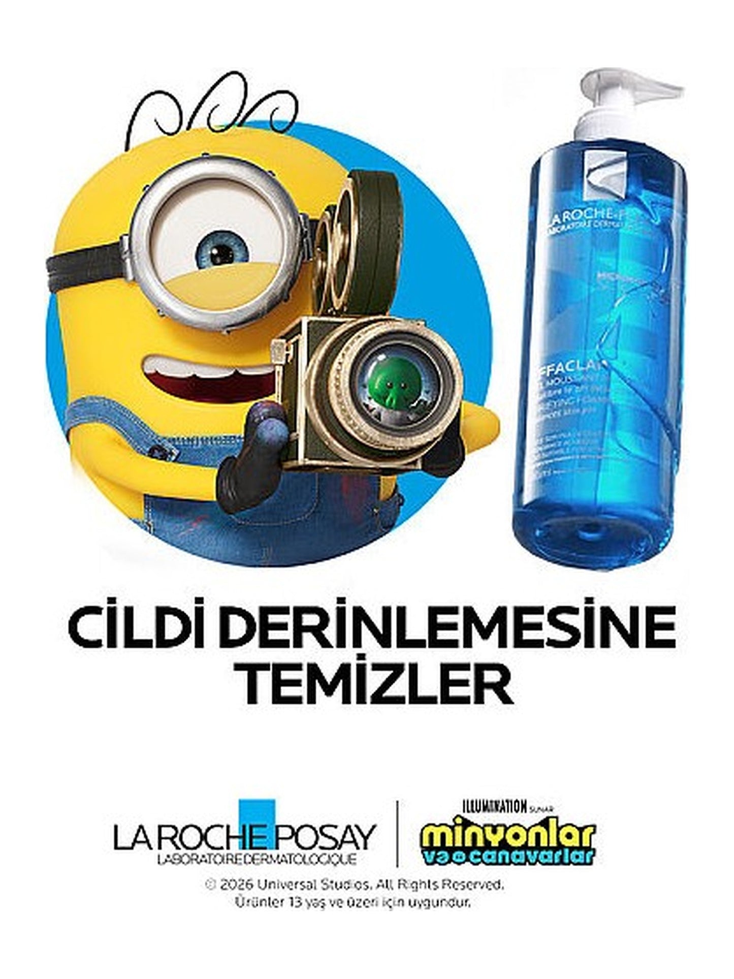 La Roche Posay Effaclar Jel Yağlı Ve Akneye Eğilimli Ciltler için Yüz Temizleme Jeli 400 ml