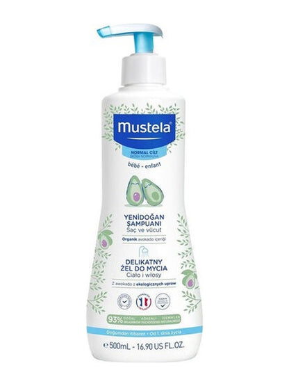 Mustela Gentle Cleansing Gel Yenidoğan Şampuanı 500 ml