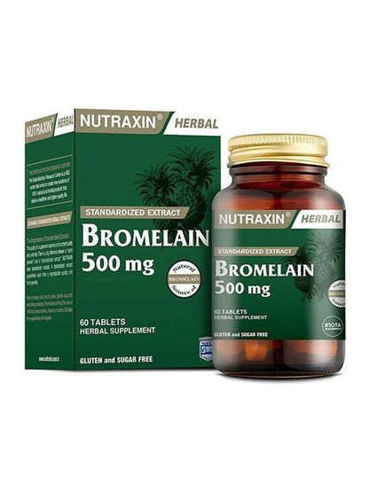 Nutraxin Bromelain 500mg 60 Tablet