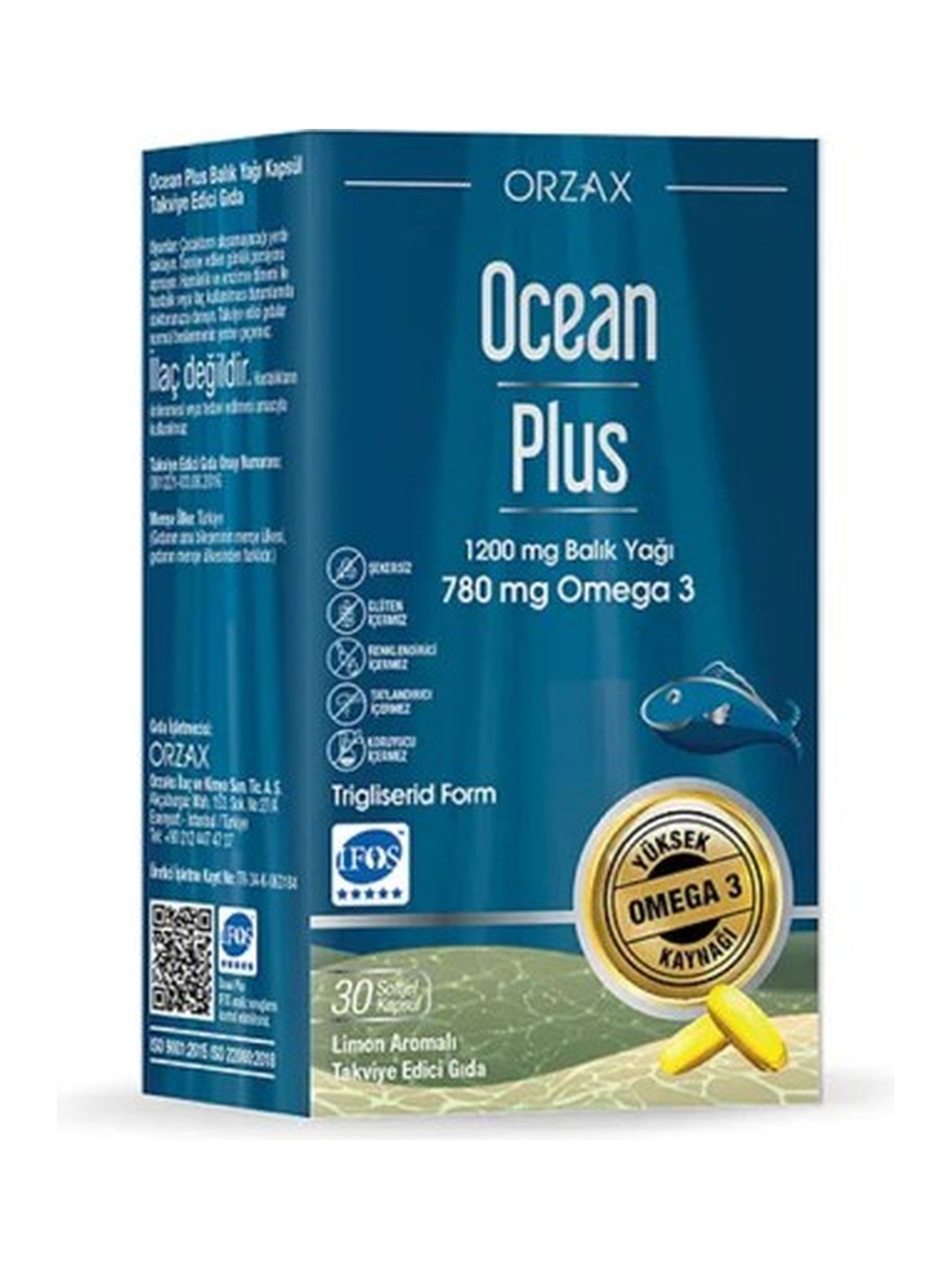Orzax Ocean Plus 30 Kapsül
