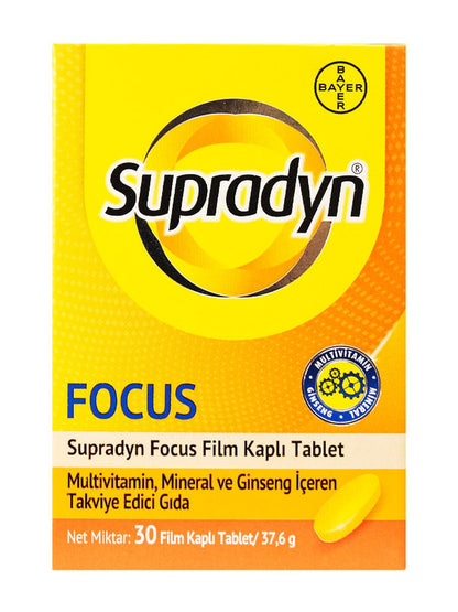 Supradyn Energy Focus 30 Film Kaplı Tablet