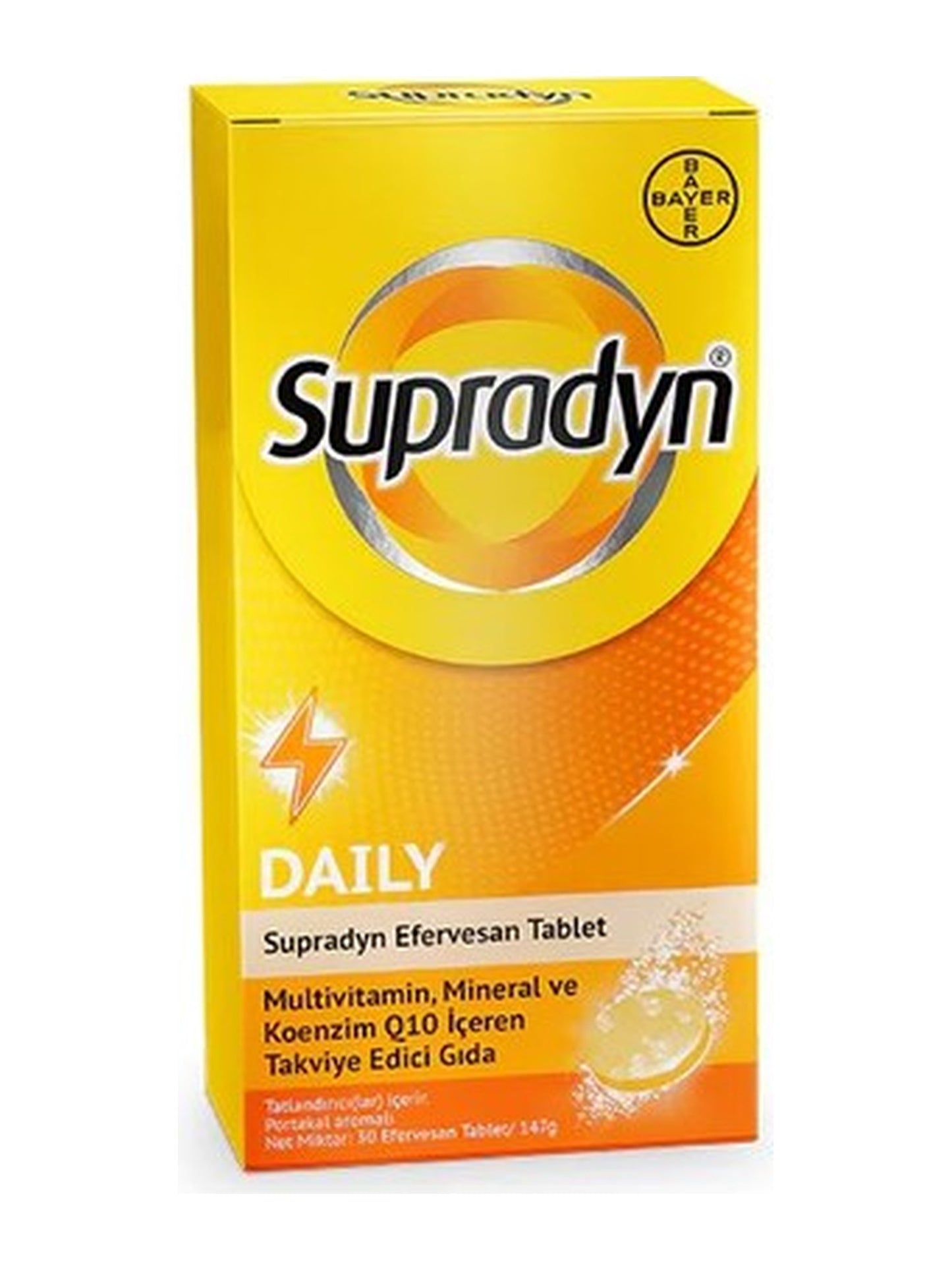 Supradyn Daily Multivitamin, Mineral ve Koenzim İçeren Takviye Edici Gıda 30 Tablet