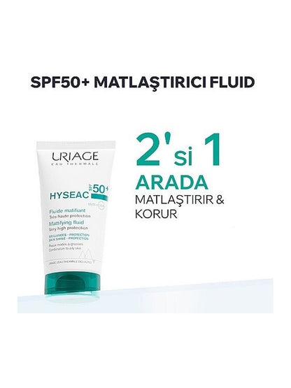 Uriage Hyseac SPF50+ Fluid 50 ml