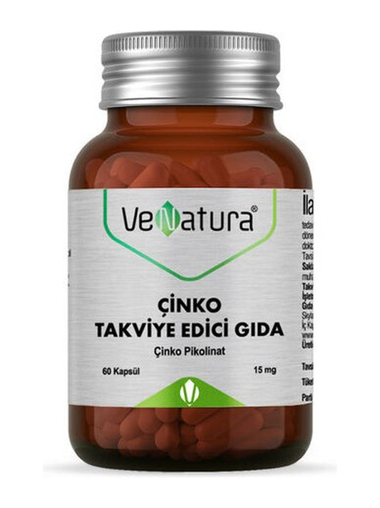 VeNatura Çinko Takviye Edici Gıda 60 Kapsül