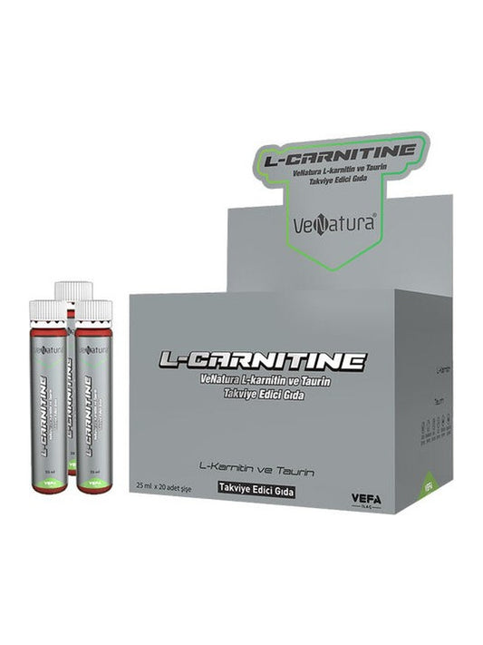VeNatura L-karnitin ve Taurin Takviye Edici Gıda 25 ml x 20 adet Şişe