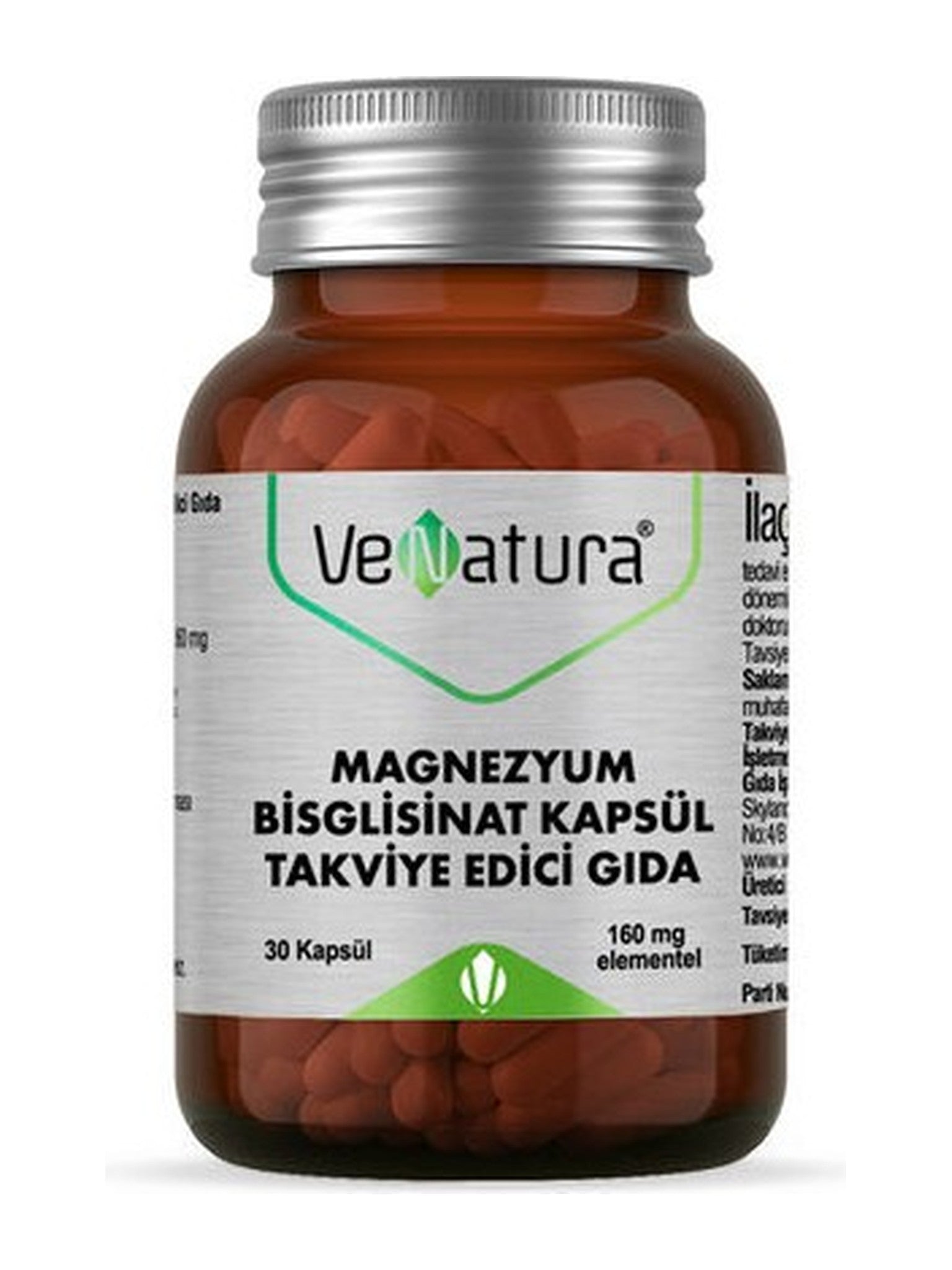VeNatura Magnezyum Bisglisinat 30 Kapsül
