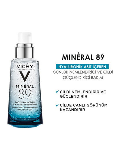 Vichy Mineral 89 Mineralizing Water + Hyaluronic Acid 50 ml Serum