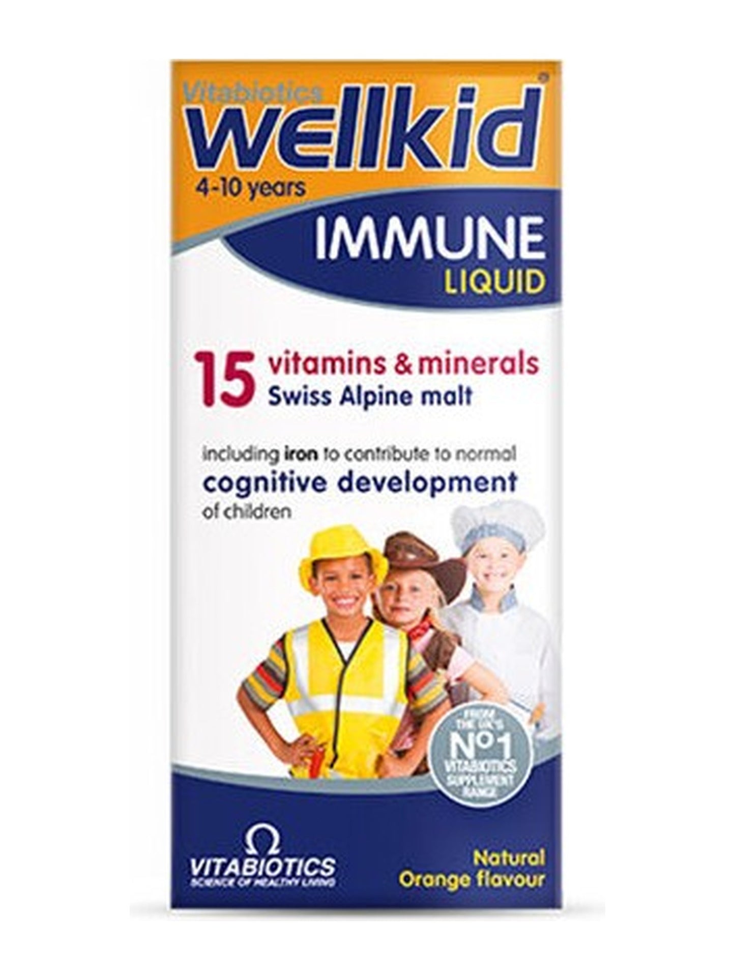 Vitabiotics Wellkid Immune Liquid Sıvı Takviye 150 ml | 4-10 Yaş