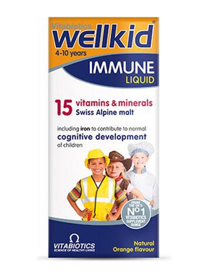 Vitabiotics Wellkid Immune Liquid Sıvı Takviye 150 ml | 4-10 Yaş