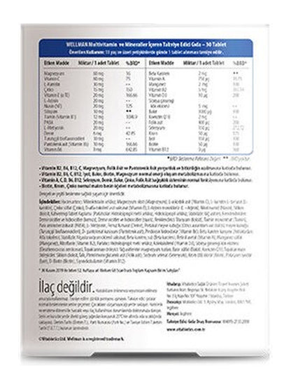 Vitabiotics Wellman Original 30 Tablet