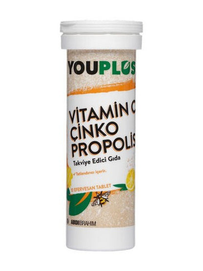 Youplus Vitamin C Çinko Propolis 20 Efervesan Tablet